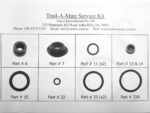 trail a mate caravan jack jockey wheel service kit o ring list page 1